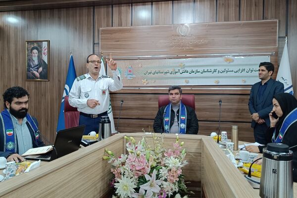 حضور مسئولان و کارشناسان سازمان دانش‌آموزی شهرستان‌های تهران در اردوگاه شهید منتظری