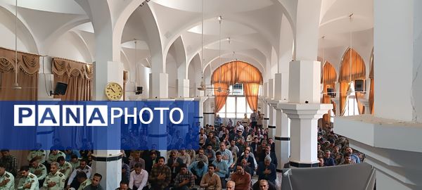 مراسم یادواره شهدای خدمت به‌مناسبت هفته دولت در شهرستان خلیل آباد 