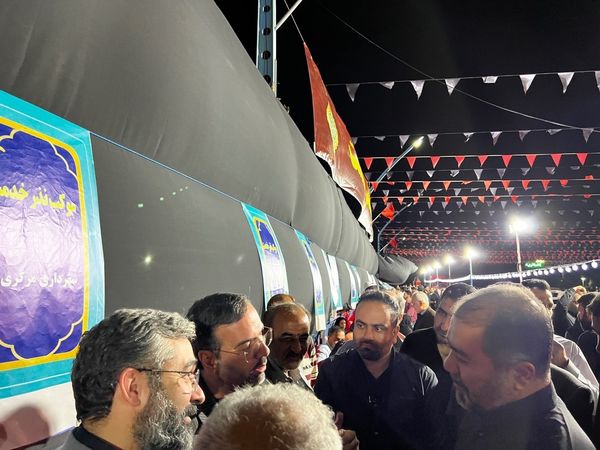 برپایی مواکب نذر خدمت به‌مناسبت اربعین حسینی در خیابان بزرگمهر اصفهان