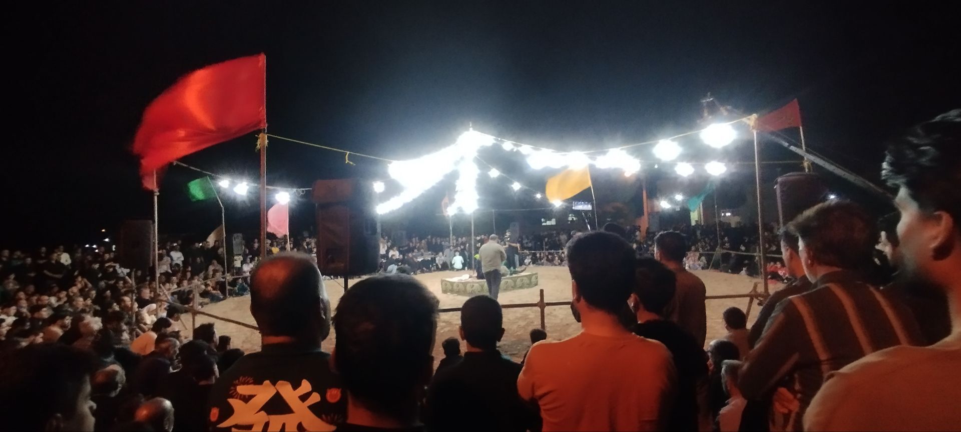 تعزیه خوانی برای حضرت علی اکبر (ع) در روستای رزق آباد 