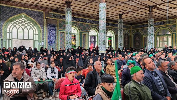 مراسم گرامیداشت چهلم امام شهید در گلزار شهدای  شهر بار نیشابور-۱