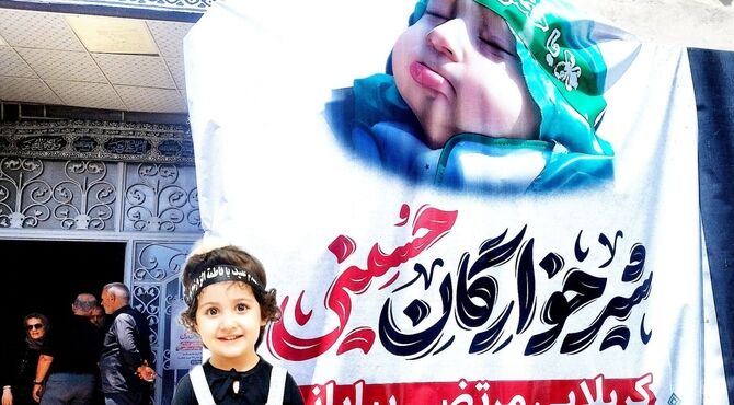 کودک بی گناه ،در صحرای عطش