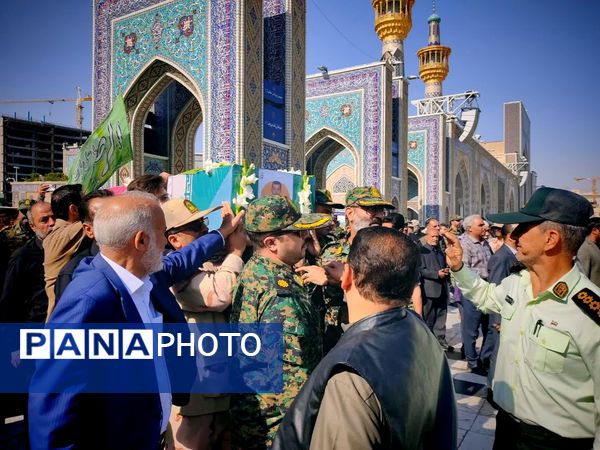 تشییع پیکر مطهر شهید مرزبان سجاد صیامی 