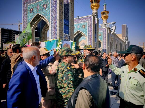 تشییع پیکر مطهر شهید مرزبان سجاد صیامی 