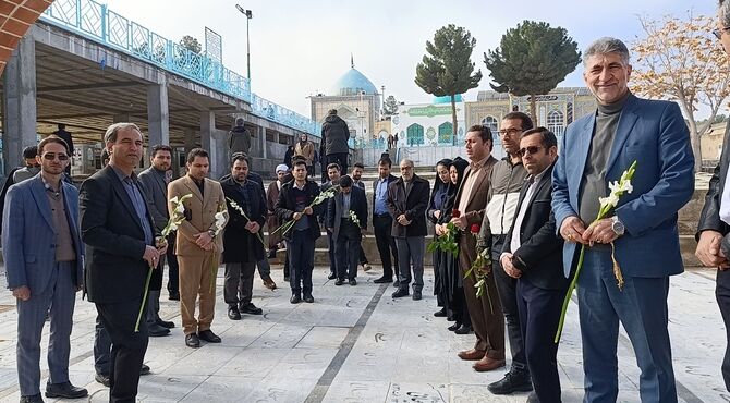 تجدید میثاق معاونین فرهنگی و پرورشی خراسان شمالی با آرمان‌های شهدا