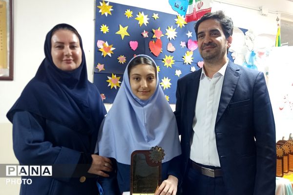 طرح محیط زیستی شهید مفقود الاثر ماکان نصیری در مدرسه رضوان ناحیه دو بهارستان