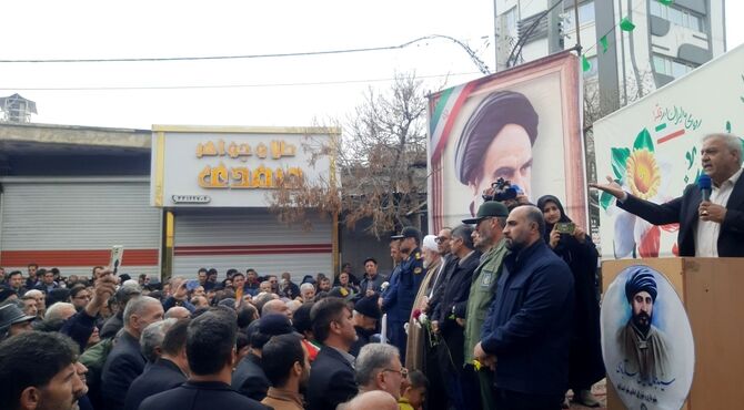 تجدید میثاق با آرمان های انقلاب در همدان