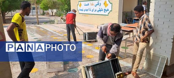 اجرای طرح « شهید عجمیان » الگویی موفق در شاداب‌سازی مدارس فین