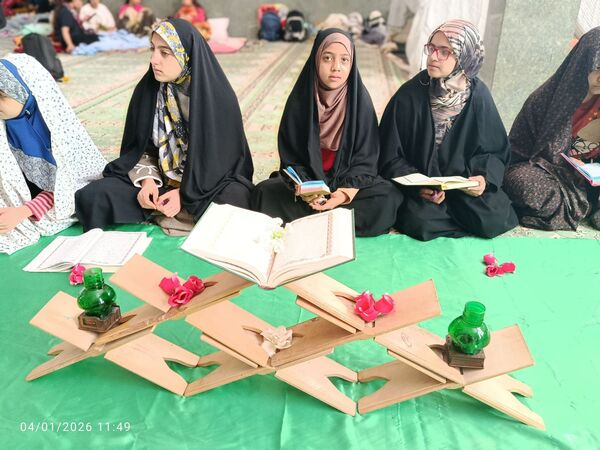 شور و خلوص در اعتکاف ارسنجان