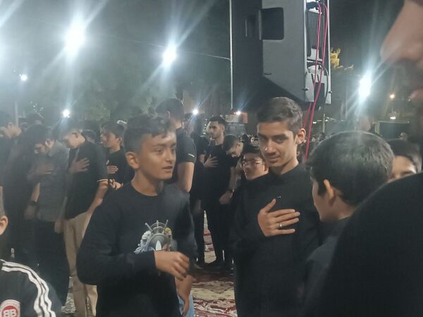 شب اول ماه محرم در هیئت باقرالعلوم نیشابور 