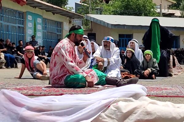 مراسم شبیه خوانی روز عاشورا در شهرستان طالقان