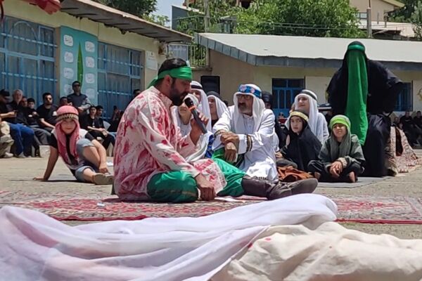 مراسم شبیه خوانی روز عاشورا در شهرستان طالقان
