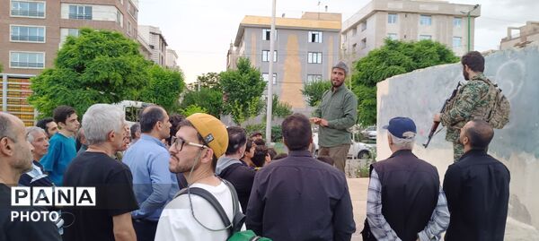 اولین جلسه آموزش نظامی «جان فدایان» کیانمهر کرج