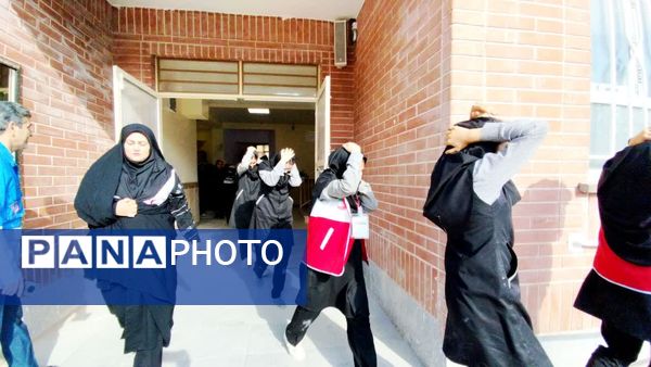 بیست و هفتمین مانور سراسری زلزله و ایمنی در مدارس شهرستان کلات