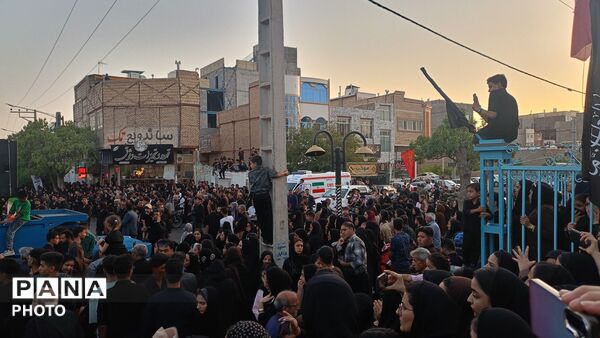 ورود باشکوه کاروان بنی اسد (ع) و نخل بزرگ فدافن به میعاد گاه عاشقان 