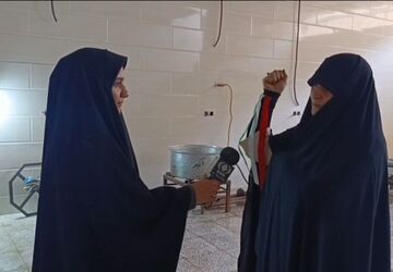 فعالیت بانوان جهادی شهر قنوات قم