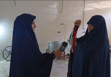 فعالیت بانوان جهادی شهر قنوات قم