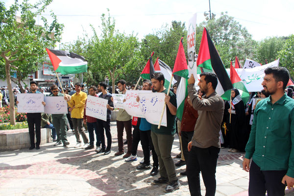اعلام انزجار مردم قم از جنایات رژیم صهیونیستی در جمعه خشم