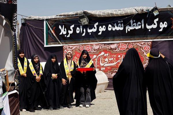 بازدید قائم مقام سازمان دانش‌آموزی از موکب‌های آذربایجان غربی