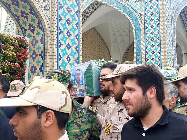تشییع پیکر شهدای نیروی انتظامی مشهد مقدس