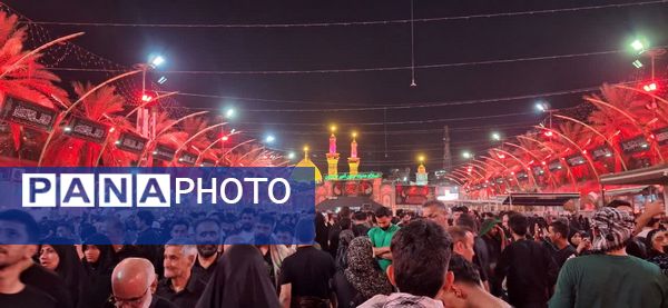 حضور کاروان زائر اولی‌های قم در کربلا