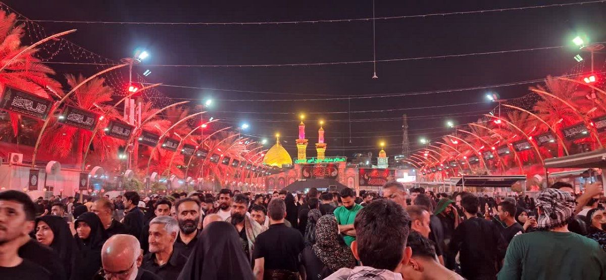 حضور کاروان زائر اولی‌های قم در کربلا