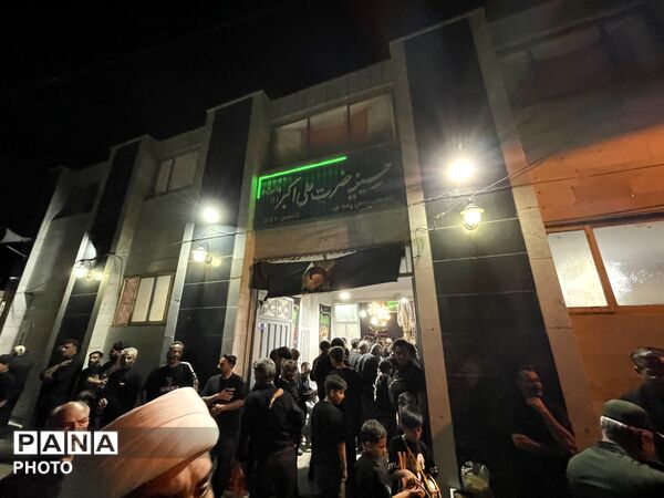 حضور مسئولین کاشمر در هیأت ابوالفضلی روستای قوژد