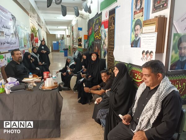 دبستان معراج منطقه ۱۰ پایگاه خدمت‌رسانی زائران تشییع رهبر شهید 