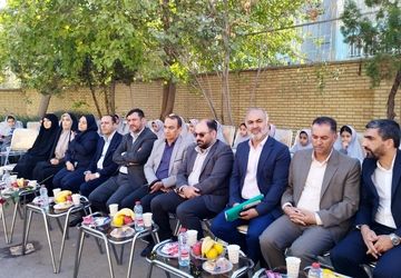 نواخته شدن زنگ استانی پدافند غیر عامل در دبستان حورا ناحیه ۳