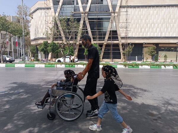  مراسم جاماندگان اربعین در مشهد مقدس