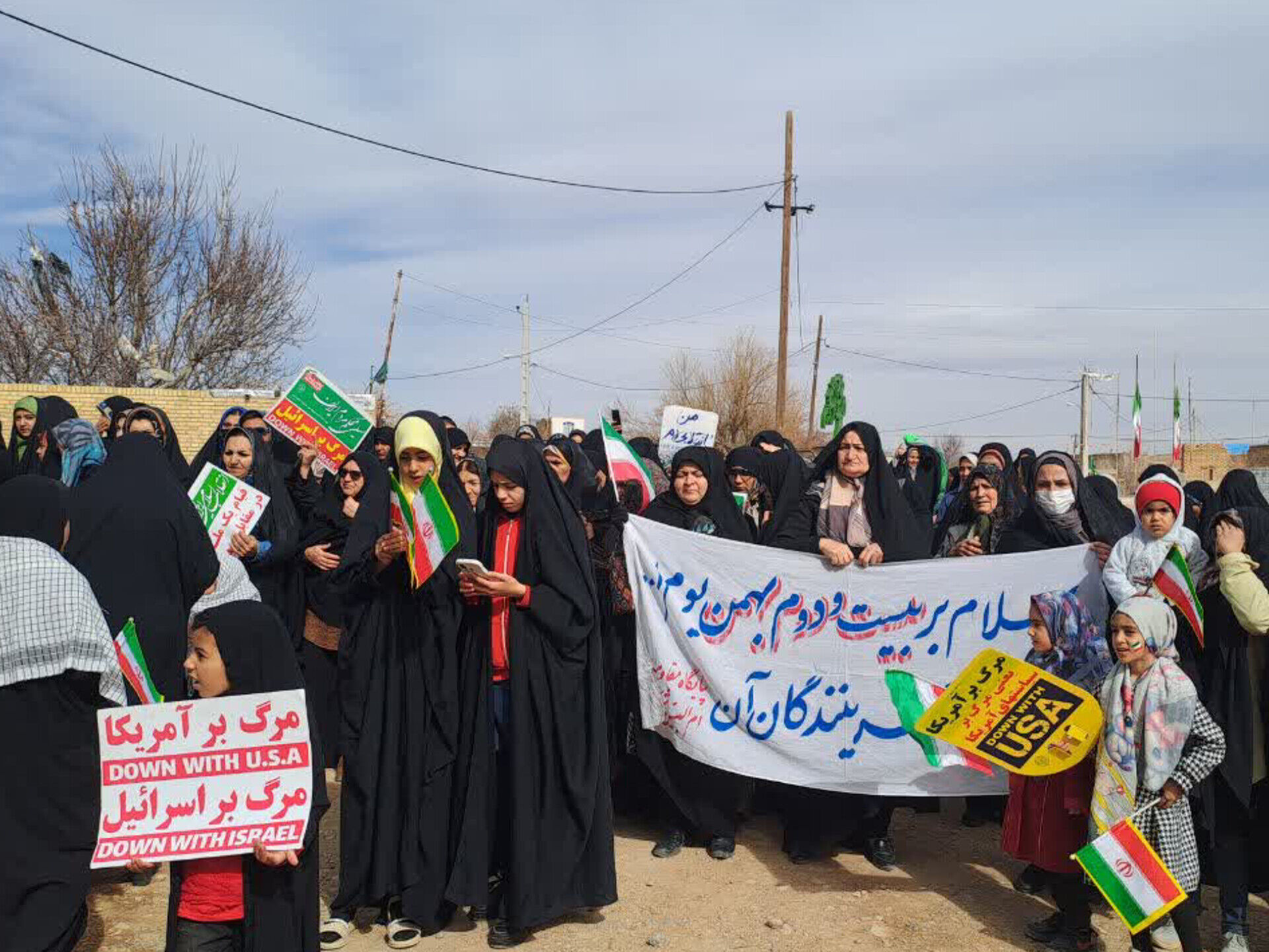 راهپیمایی پرشور ۲۲ بهمن ماه خرم‌بید