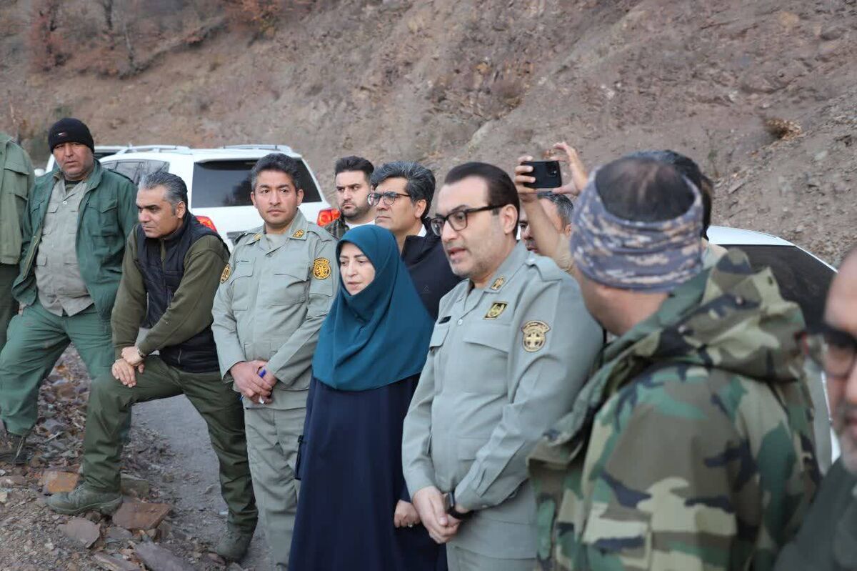آخرین وضعیت عملیات اطفای حریق جنگل «الیت» در چالوس