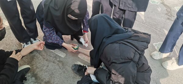 بیست و هفتمین مانور زلزله سراسری در دبیرستان یغمای نیشابوری(وکیلی۳)