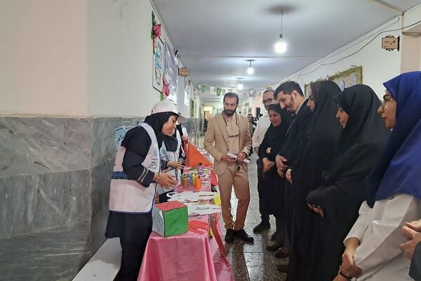 افتتاحیه پایگاه استاندارد تغذیه سالم مدرسه فتح