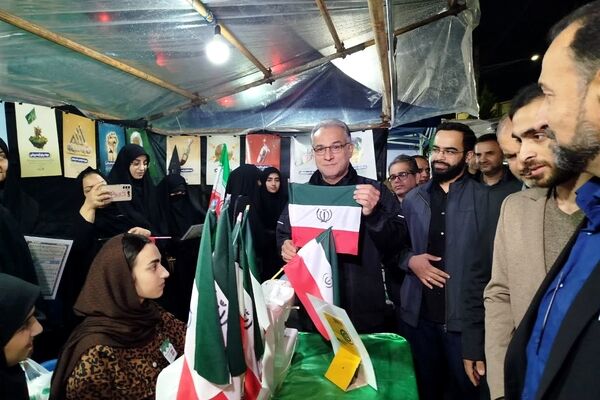 زنگ بیعت دانش‌آموزان علی آباد کتول