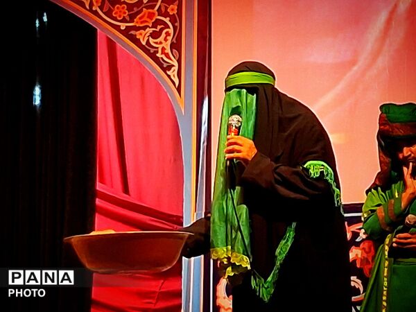 سوگواره تعزیه خوانی در امامزاده سید حمزه کاشمر