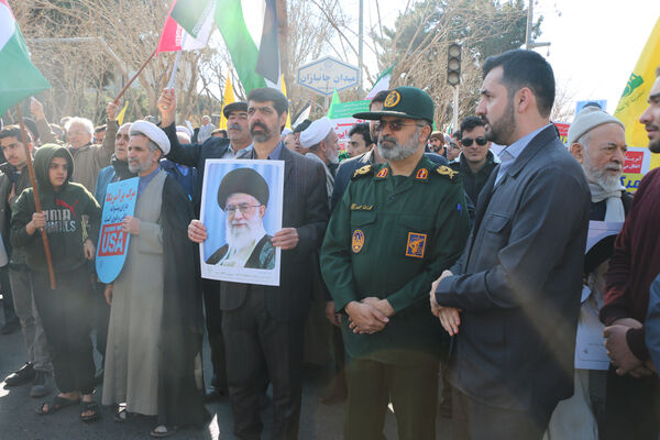 جلوه‌های حضور نوجوانان در راهپیمایی شکرانه پیروزی غزه