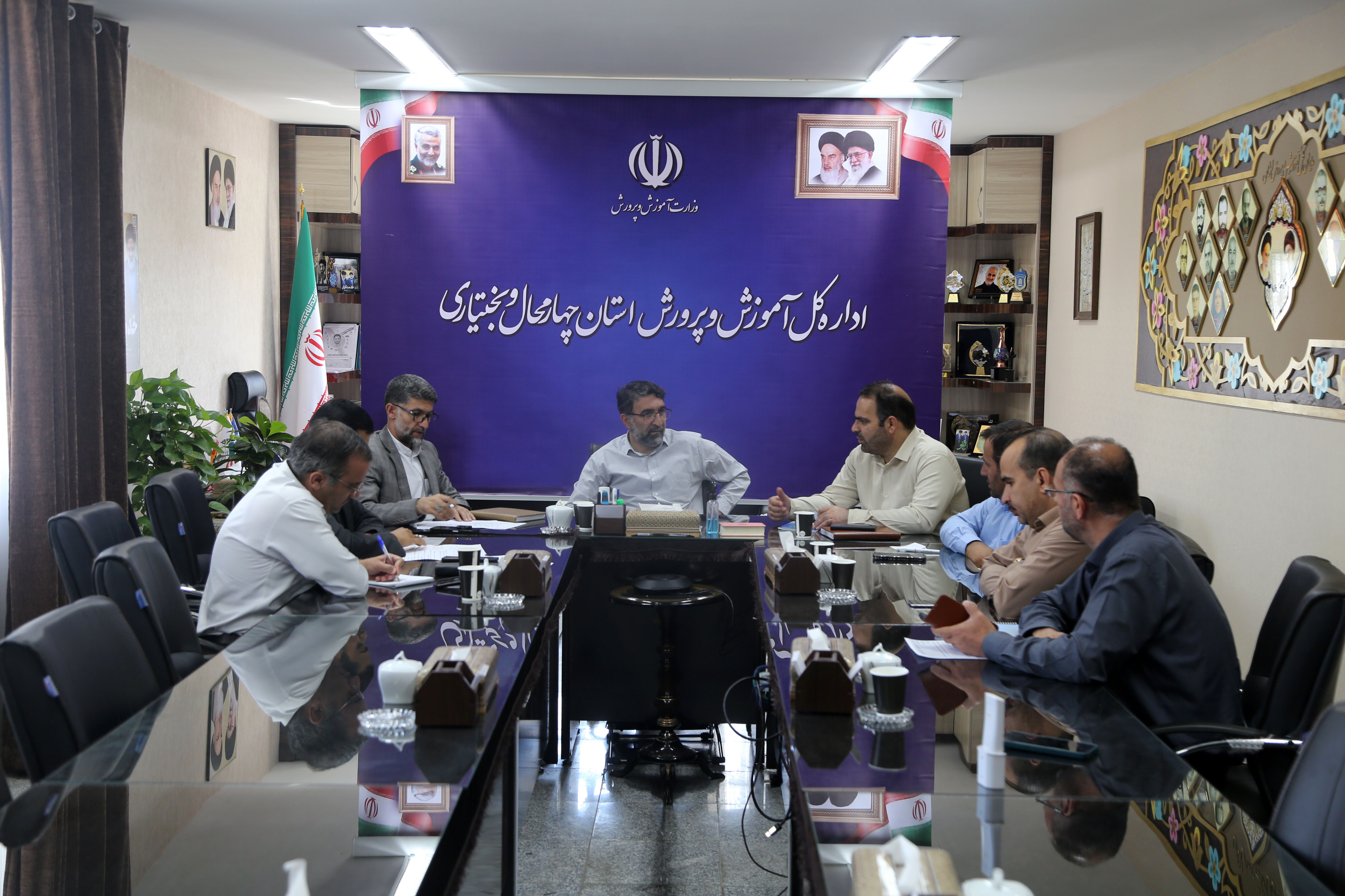 جلسه شورای برنامه‌ریزی سازمان دانش‌آموزی استان چهارمحال و بختیاری