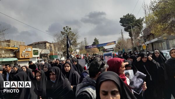 تجمع پرشور مردم شهرستان  نیشابور