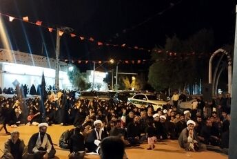 تجمع مردم شهداد در دفاع از ایران