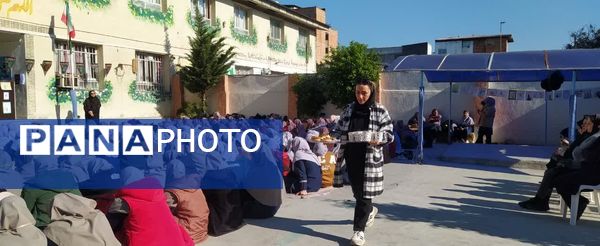 مراسم ایام فاطمیه در دبیرستان نجم قائمشهر