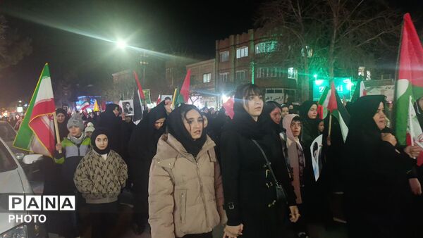 هفتمین شب از عزاداری مردم شهیدپرور آشخانه برای رهبر شهید انقلاب