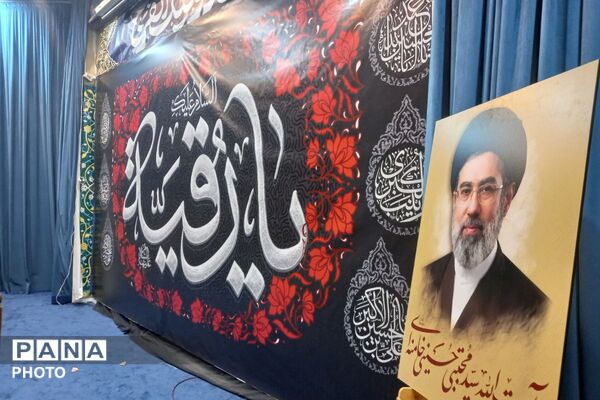 سفره‌ روضه حضرت رقیه (س) در صحن مطهر امامزاده جعفر بن موسی الکاظم (ع) پیشوا
