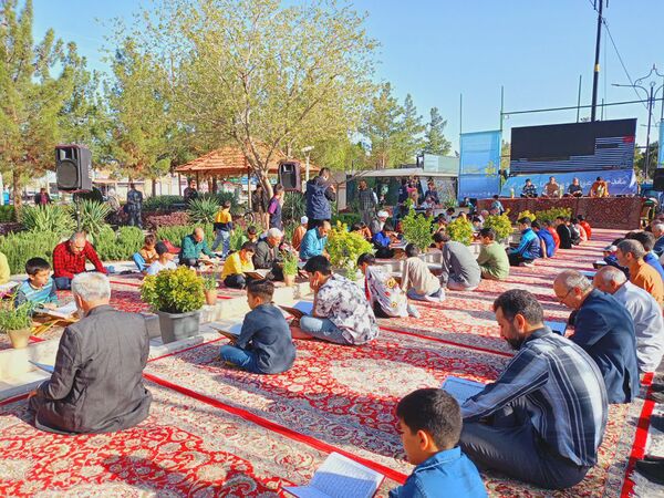اختتامیه محافل قرآنی در آخرین روز از ماه مبارک رمضان در کاشمر