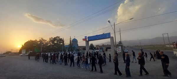 برگزاری مراسم تشییع نمادین پیکر امام رضا(ع)در امامزاده سید محمد(ع) کاشمر