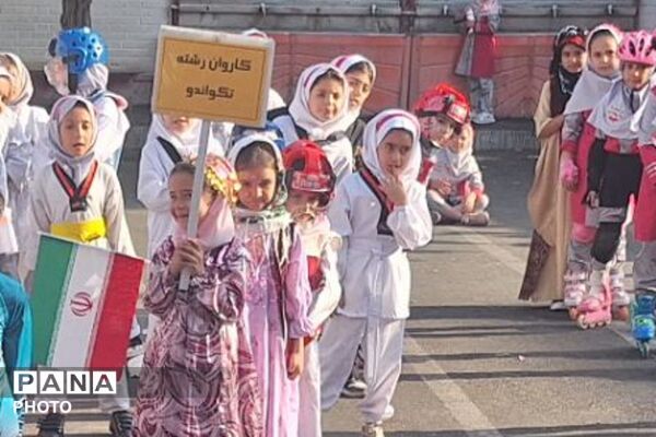 افتتاحیه المپیاد ورزشی درون‌مدرسه‌ای در مدرسه میقات