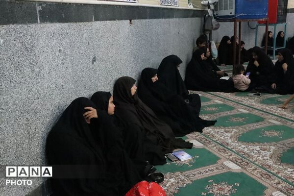 اجتماع عزاداران رهبر انقلاب در مسجد جامع شهرستان کوهبنان