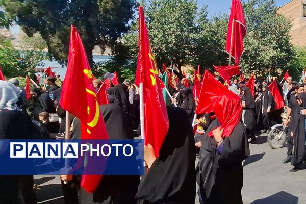 مراسم راهپیمایی جاماندگان اربعین حسینی در شیراز