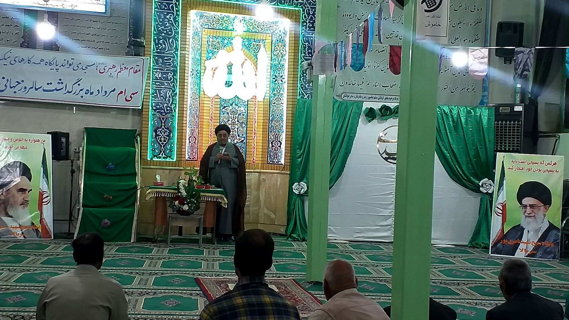 حضور امام جمعه تربت حیدریه در جشن اهالی سربالا