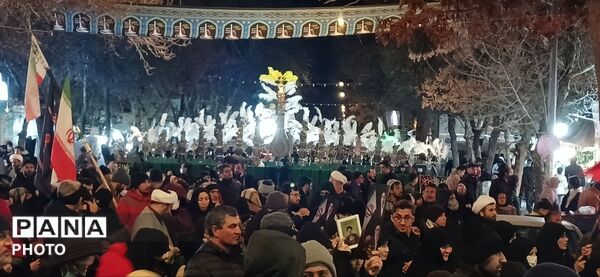 تجمع و راهپیمایی مردم بجنورد برای بیعت با رهبر جدید